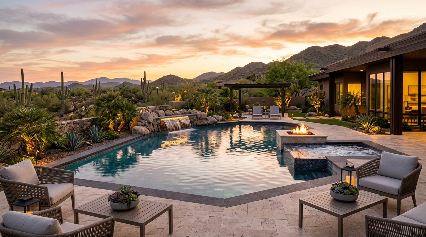 Popular Pool Shapes & Layouts for Arizona Ba | Island Pools